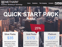 Tablet Screenshot of methark.com